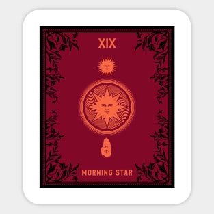 Tarot Card - The Morning Star Sticker